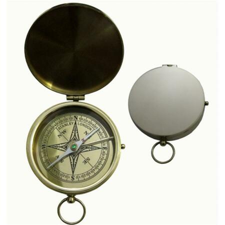 OLD MODERN HANDICRAFTS Lid compass in wooden box ND007